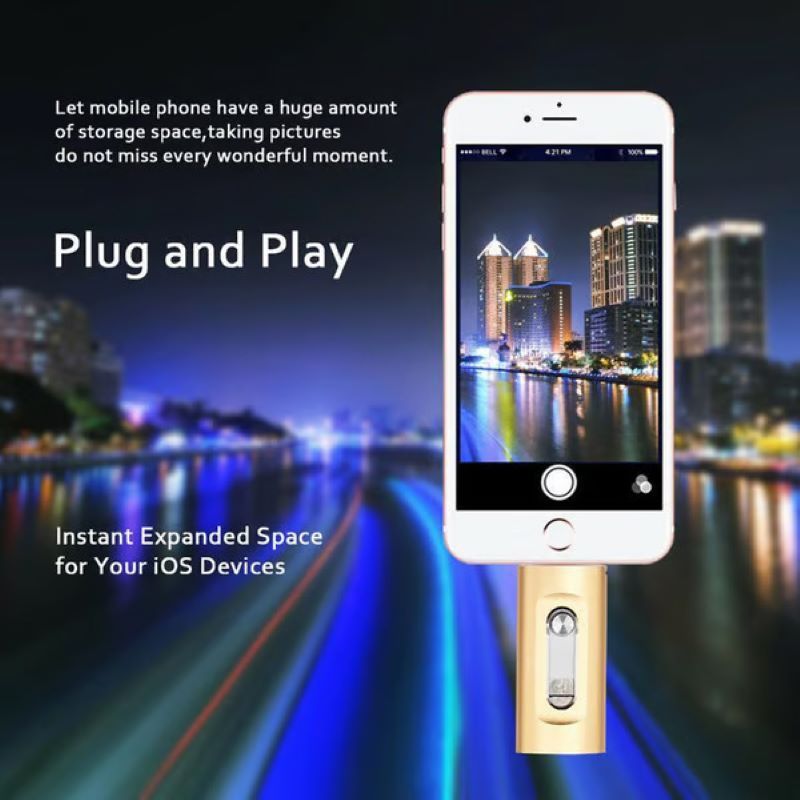 3-in-1 Large Capacity USB Flash Drive for Mobile Phone and Computer