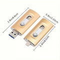 3-in-1-USB-Stick mit großer Kapazität für Mobiltelefon und Computer