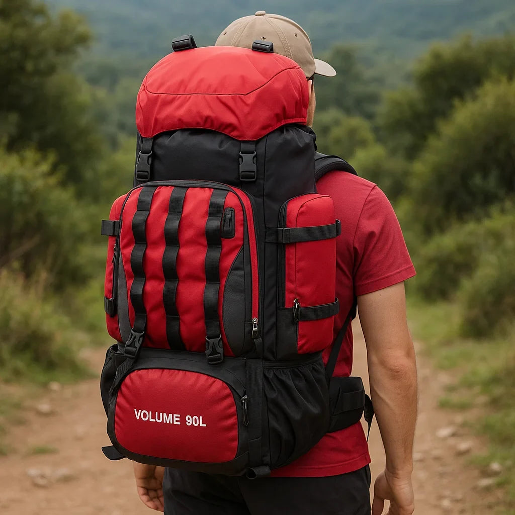 90L Waterproof Hiking Backpack — Ultra-Light Travel Pack