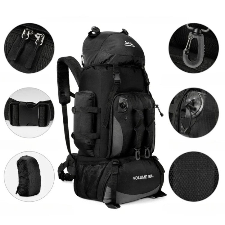 90L Waterproof Hiking Backpack — Ultra-Light Travel Pack