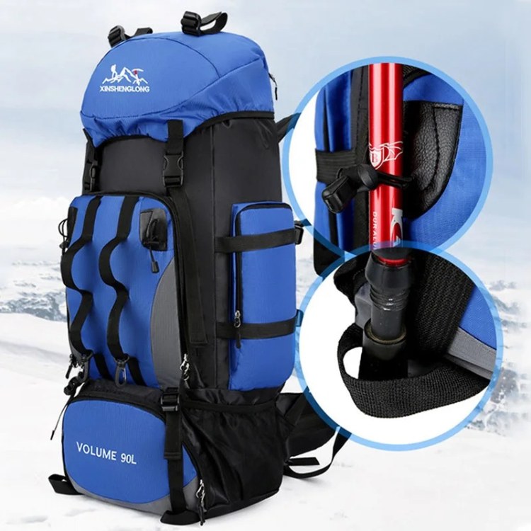 90L Waterproof Hiking Backpack — Ultra-Light Travel Pack