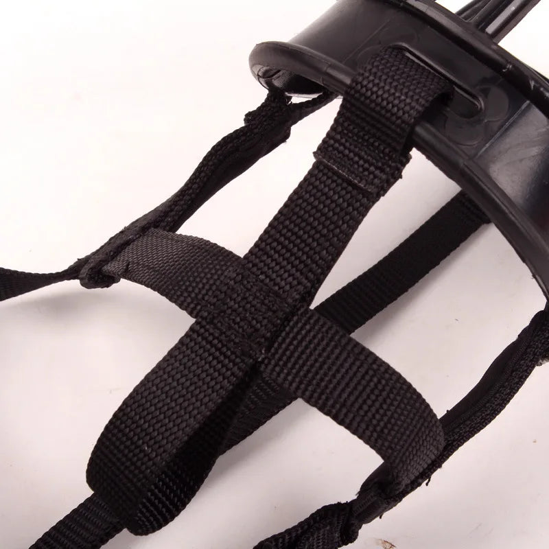 Adjustable Silicone Dog Muzzle for Barking and Biting Control