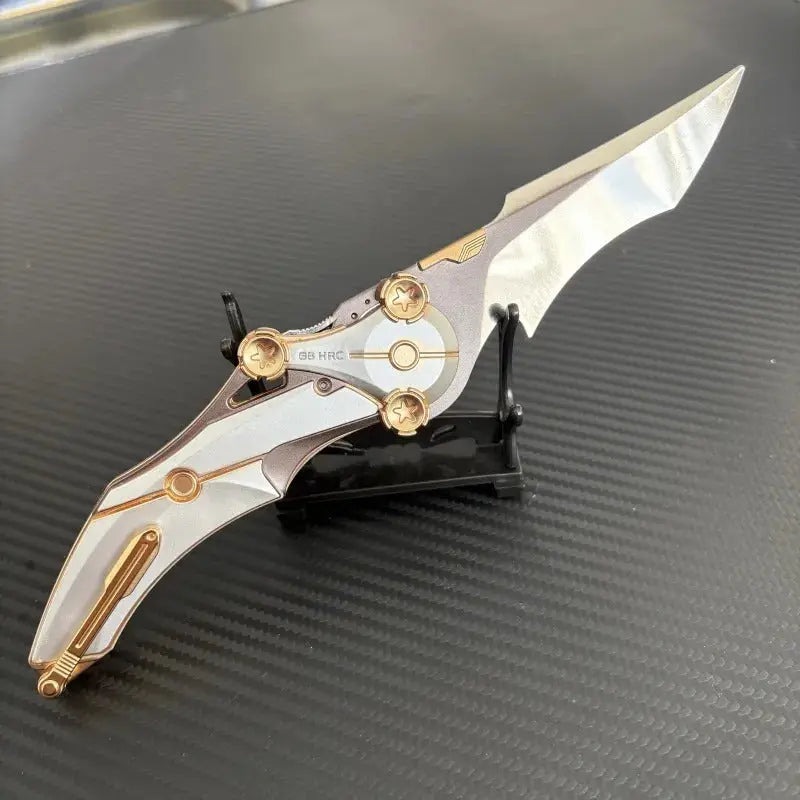Couteau pliant en acier 8Cr13Mov, outil EDC compact entièrement métallique