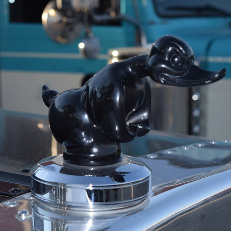 Angry Rubber Duck Hood Ornament Replica Car Radiator Emblem