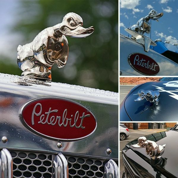 Angry Rubber Duck Hood Ornament Replica Car Radiator Emblem