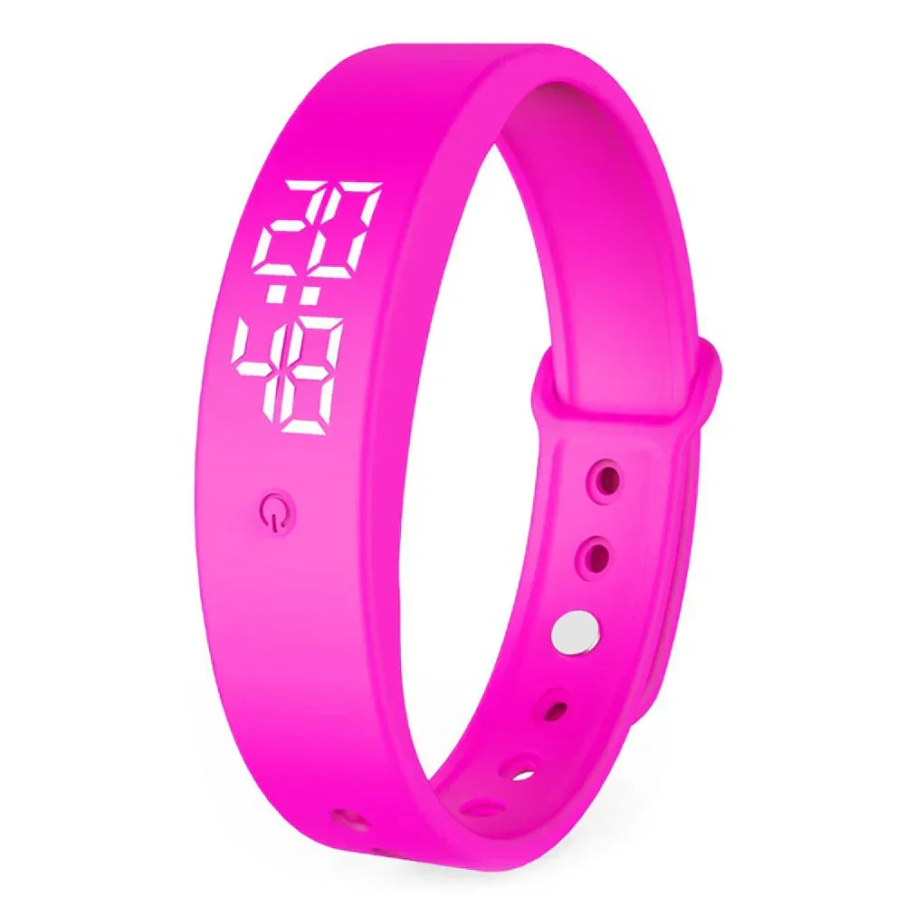 AquaVibe Waterproof Smartwatch With Vibration Alarm Fitness Tracking