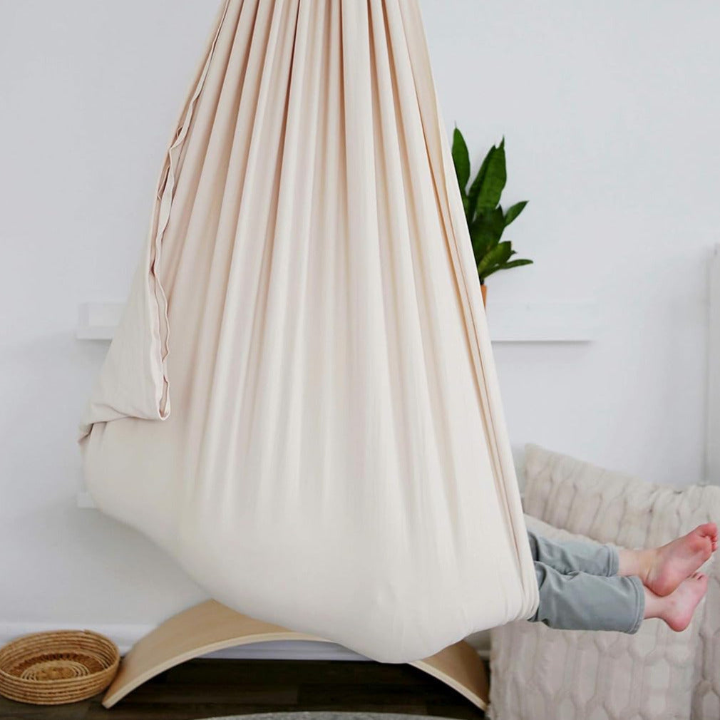 CalmGlide Kids Indoor Swing Cozy Cocoon Hammock for Playtime