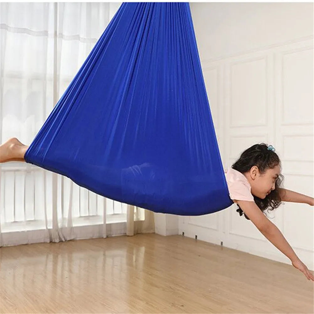 CalmGlide Kids Indoor Swing Cozy Cocoon Hammock for Playtime