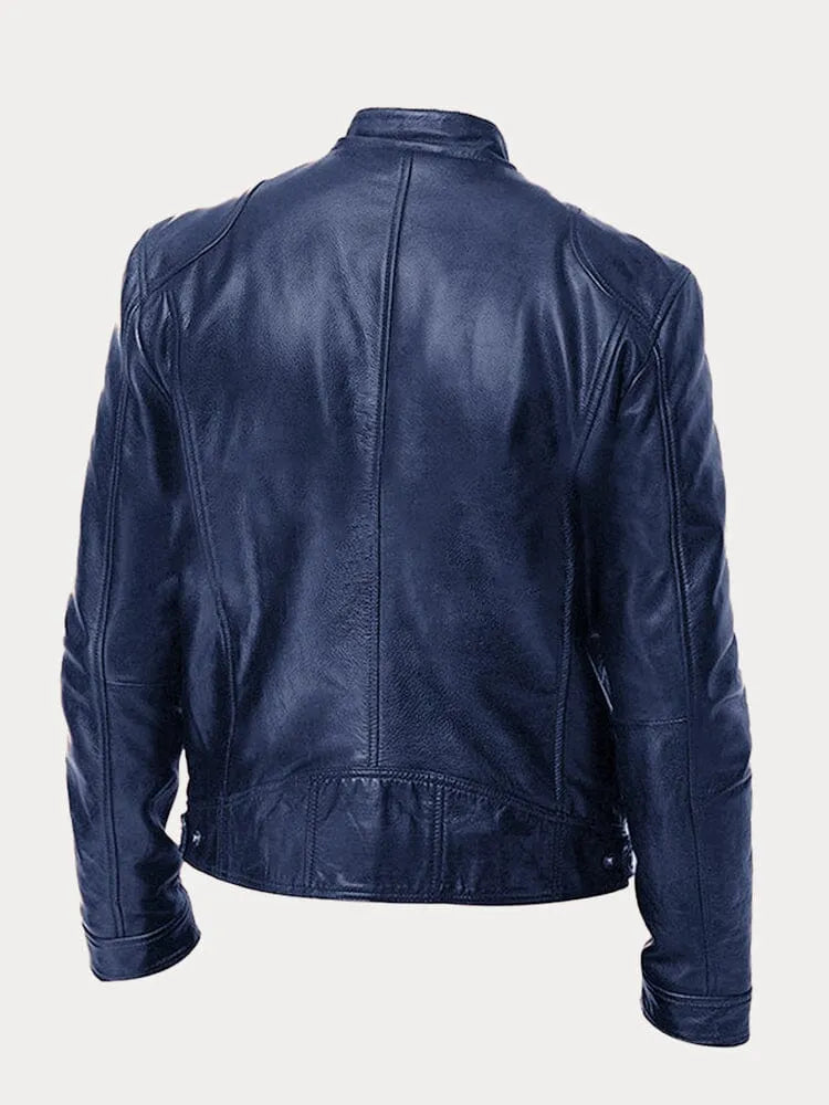 Zeitlose Lederjacke für Herren — Robuster Klassiker für jeden Tag
