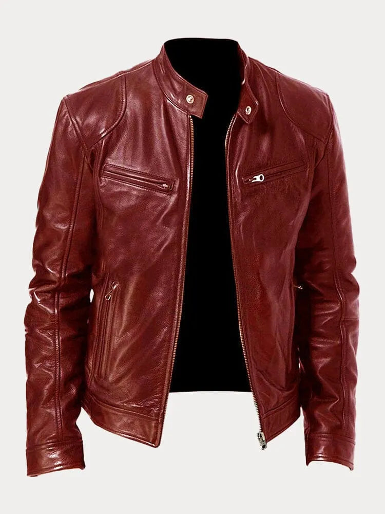 Men's Timeless Leather Jacket — Durable Everyday Classic
