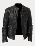 Zeitlose Lederjacke für Herren — Robuster Klassiker für jeden Tag
