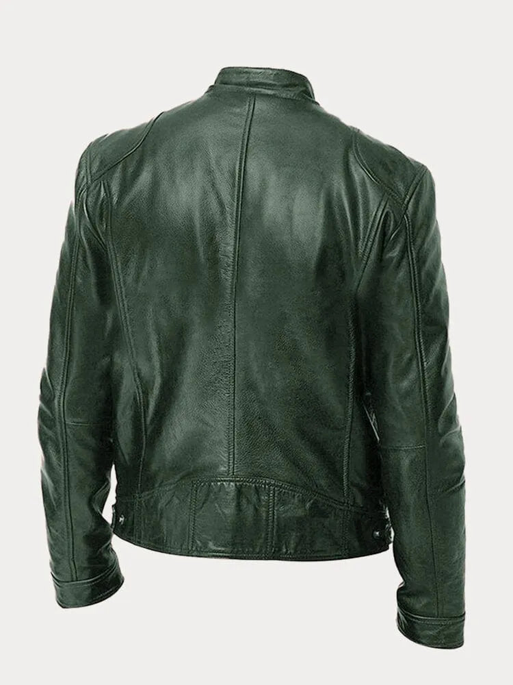 Zeitlose Lederjacke für Herren — Robuster Klassiker für jeden Tag