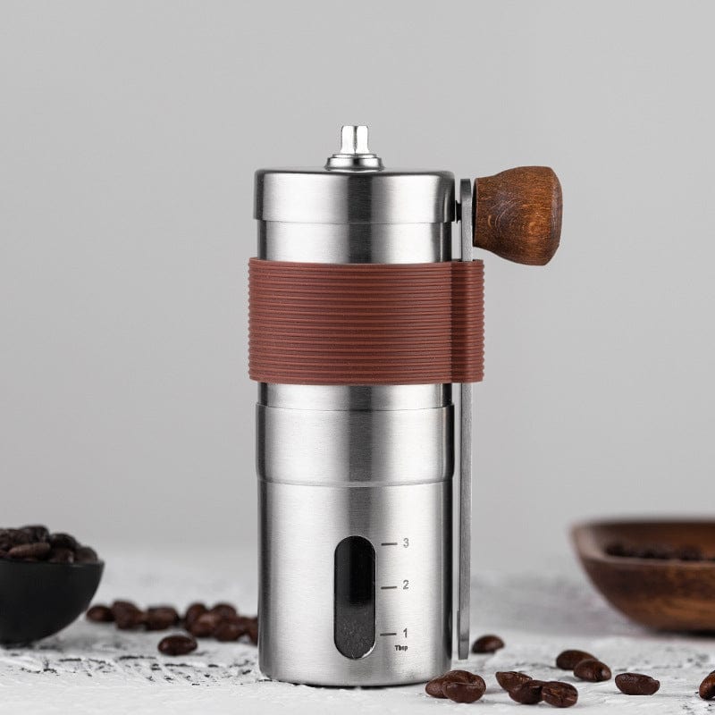Manual Coffee Grinder With 304 Stainless Steel Body