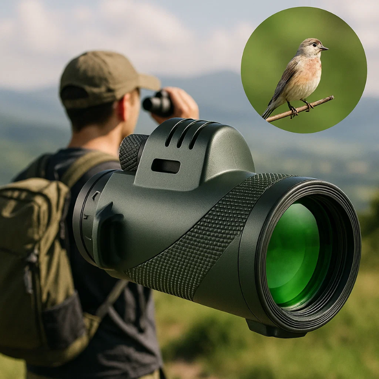 600x HD Zoom Monocular With Ultra-Light Pocket Design