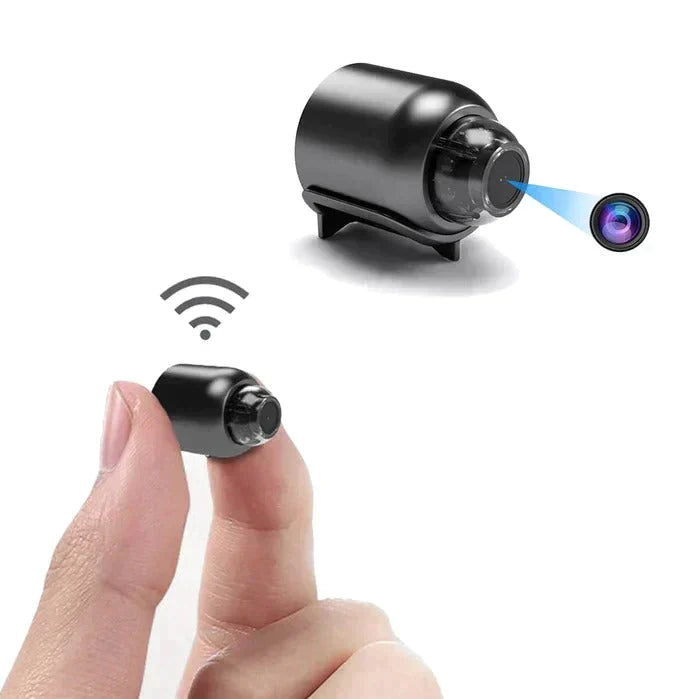 Compact WiFi Security Camera 1080P Night Vision Motion Alert