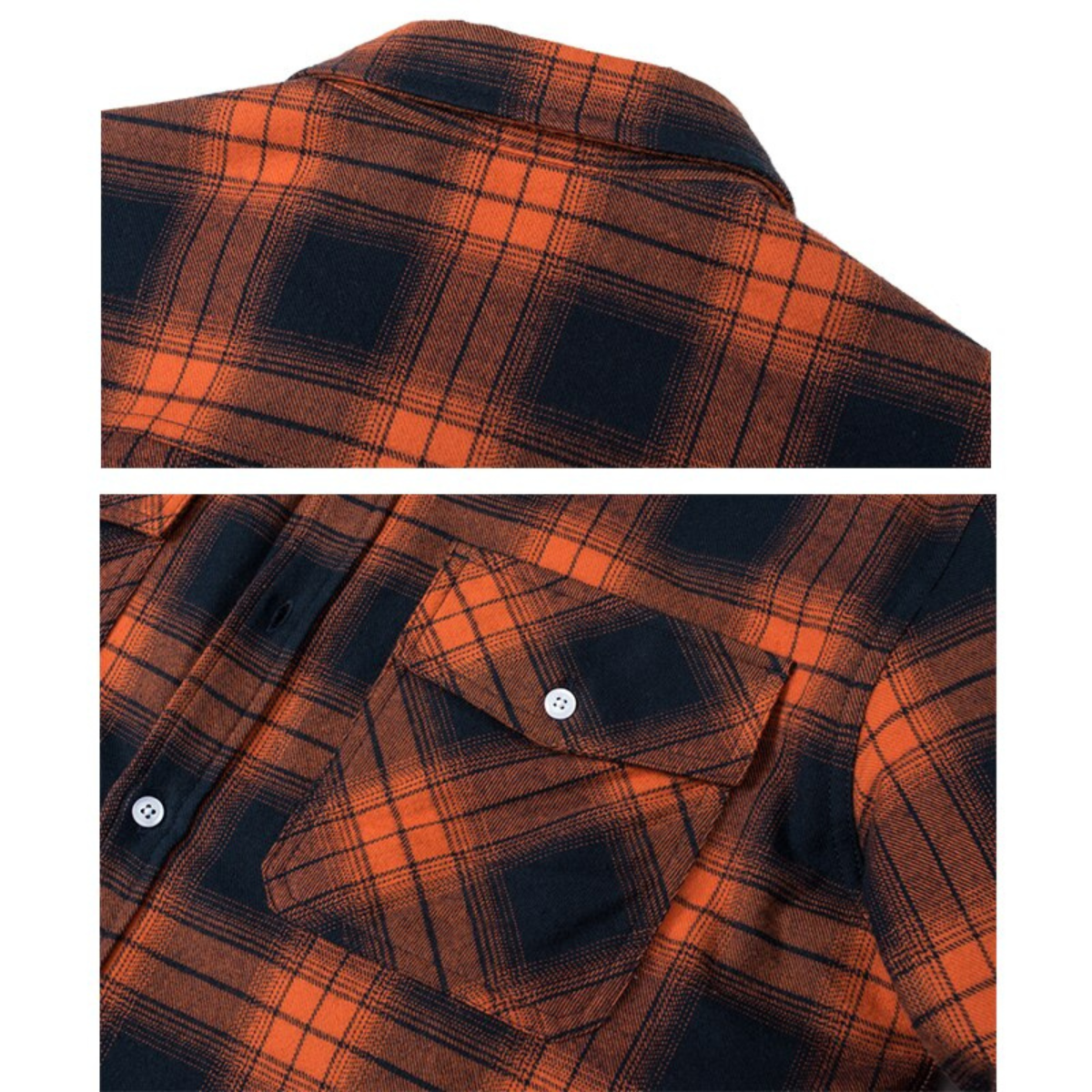 Fleece-Lined Plaid Shirt Jacket – Cozy Warm Layering Outerwear