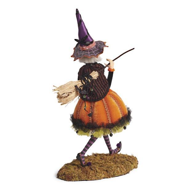 Figurine de sorcière en résine faite main, décoration d’Halloween