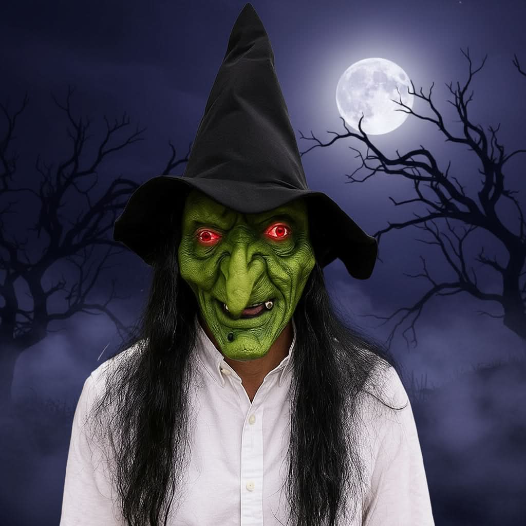 Realistische elastische Halloween-Maske aus Latex für Erwachsene und Cosplay