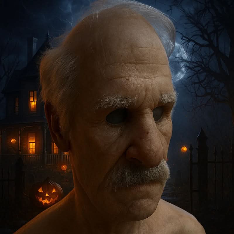 Realistische elastische Halloween-Maske aus Latex für Erwachsene und Cosplay