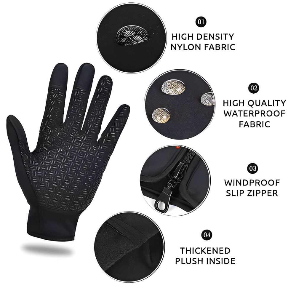 Electric Heated Gloves For Adults, Cycling, Skiing And Winter Sports