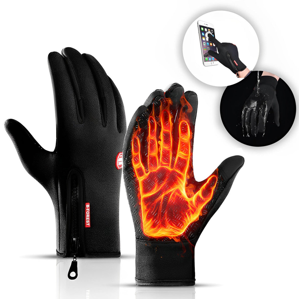 Electric Heated Gloves For Adults, Cycling, Skiing And Winter Sports
