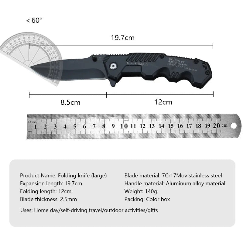 High Hardness Folding Camping Tool — Rugged Compact Utility