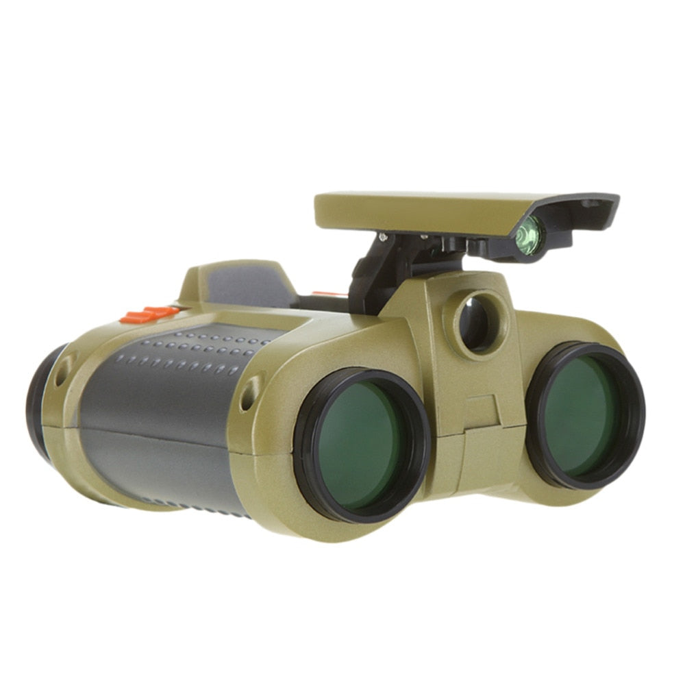 Kids 4x Night Vision Binoculars With 30mm Lens Adventure Toy