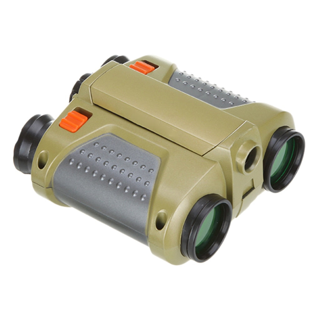 Kids 4x Night Vision Binoculars With 30mm Lens Adventure Toy