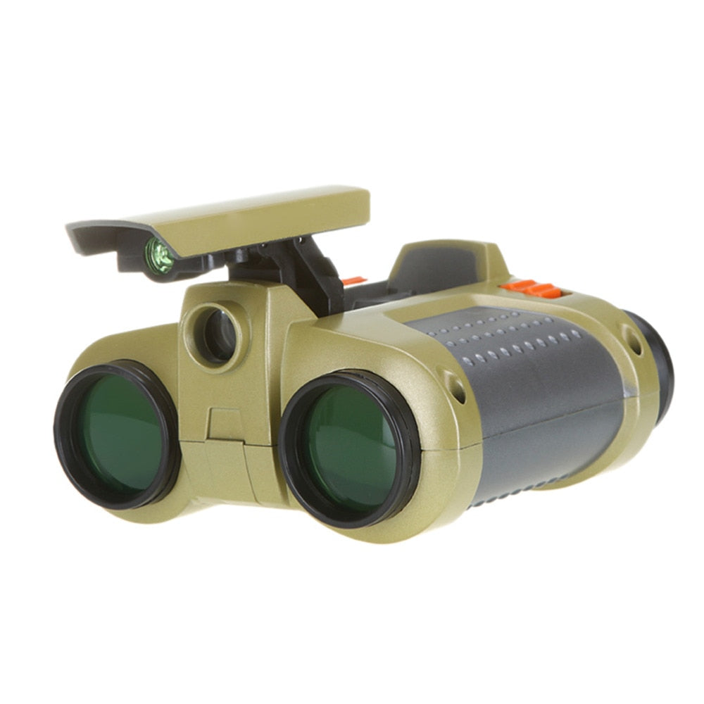 Kids 4x Night Vision Binoculars With 30mm Lens Adventure Toy