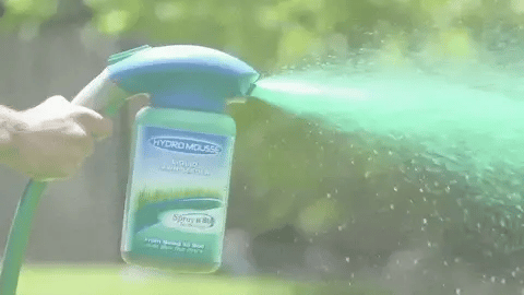 Hydro Mousse Lawn Repair Spray — Hose-End Bare Spot Fix