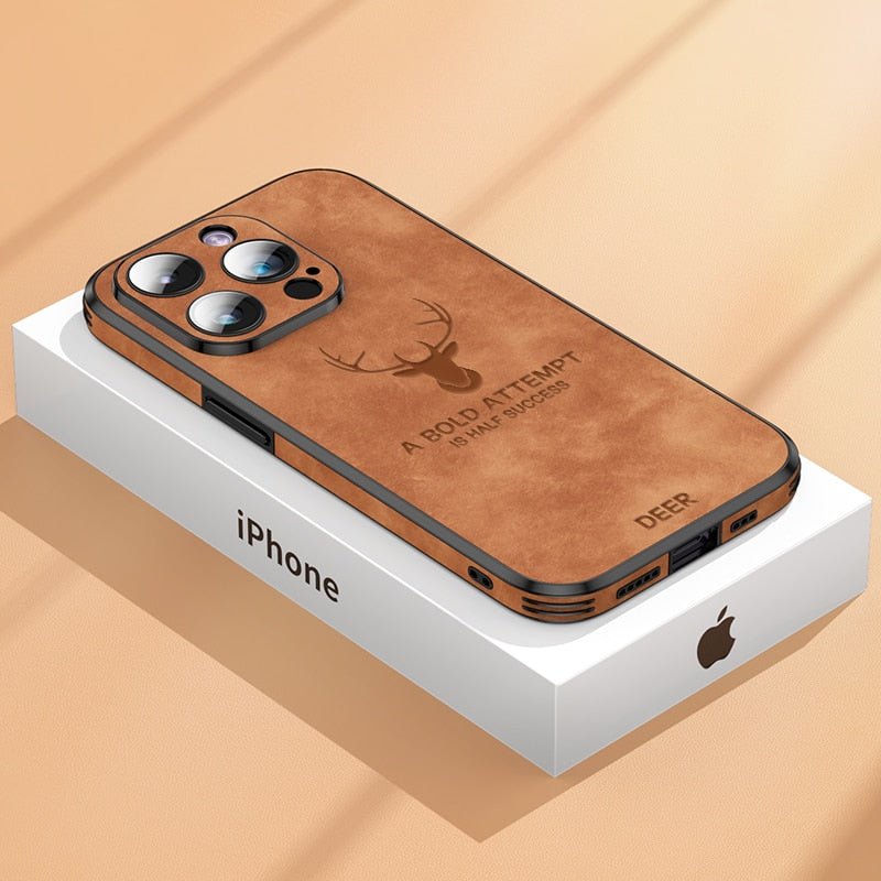 LUXIGUARD LEATHER Luxury iPhone Case With Shock Protection