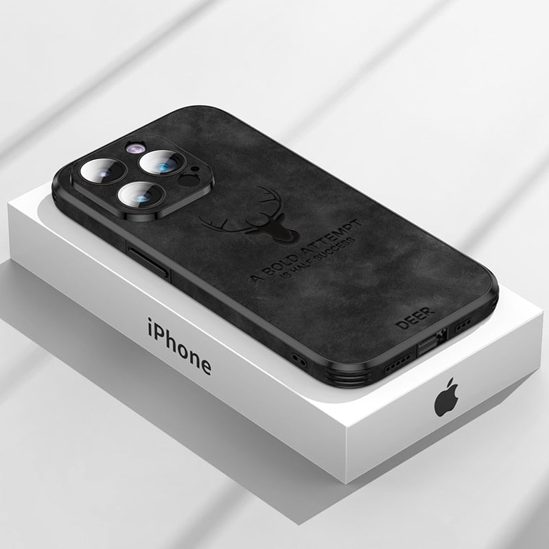 LUXIGUARD LEATHER Luxury iPhone Case With Shock Protection