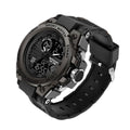 Reloj militar para hombre — resistente, con pantalla analógica digital