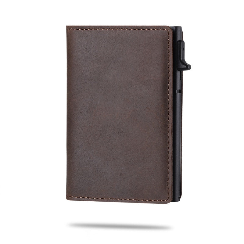 Portefeuille AirTag en fibre de carbone pour homme avec emplacement intégré pour traceur