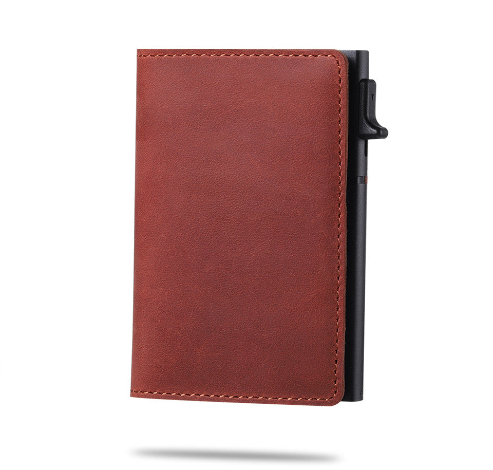 Portefeuille AirTag en fibre de carbone pour homme avec emplacement intégré pour traceur
