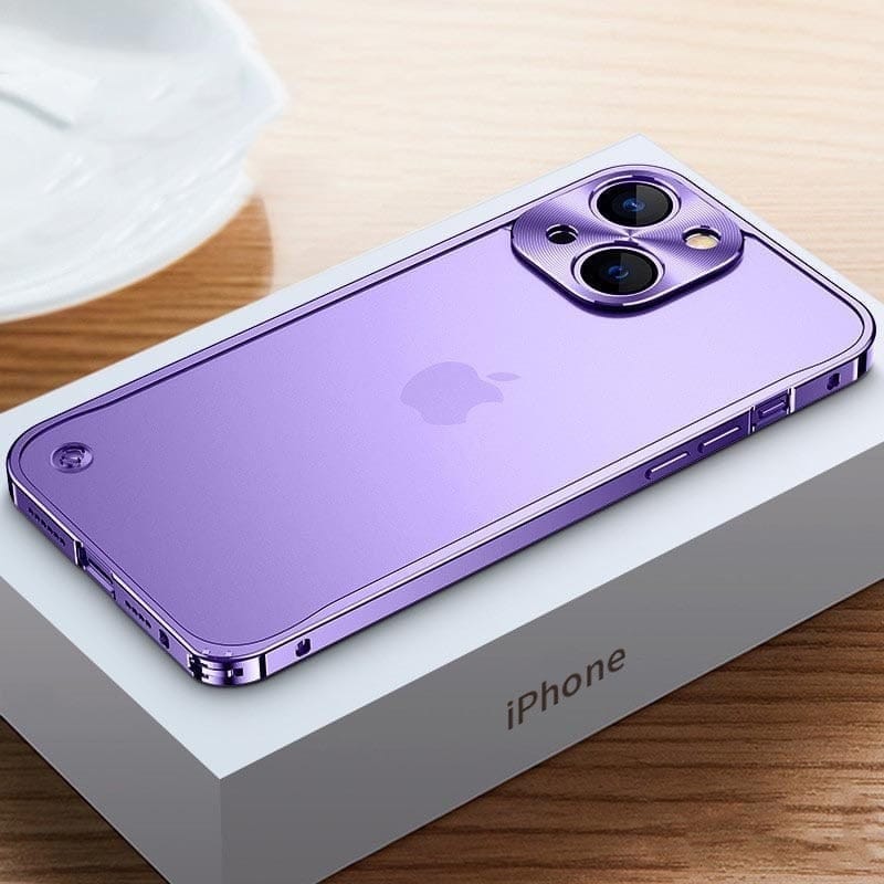 Orntli CNC-fräst skyddande stötfångarskal i aluminium för iPhone