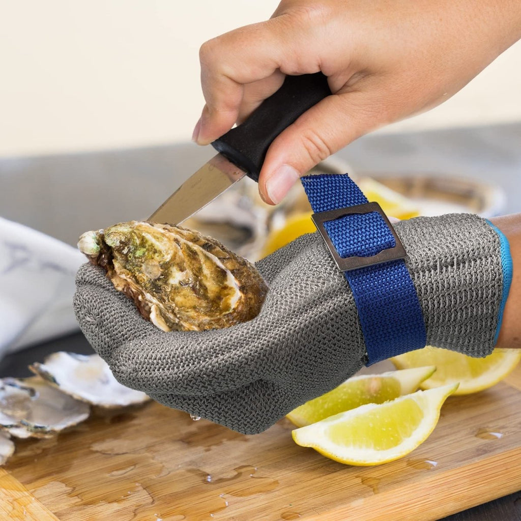 Sicherheits-Handschuhe aus Edelstahlgeflecht – ANSI-A9-Schnittschutz