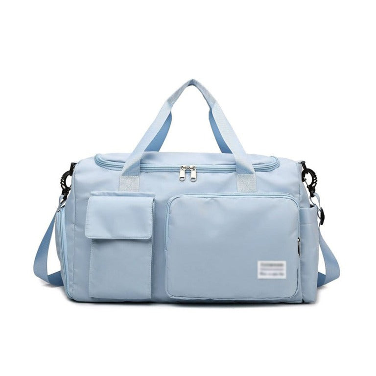 Stor reise- og treningsbag med eget skofag