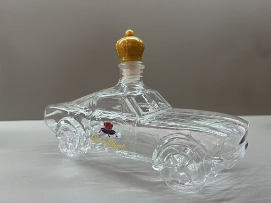 Mustang Car-Shaped Glass Whiskey Decanter, Classic Design