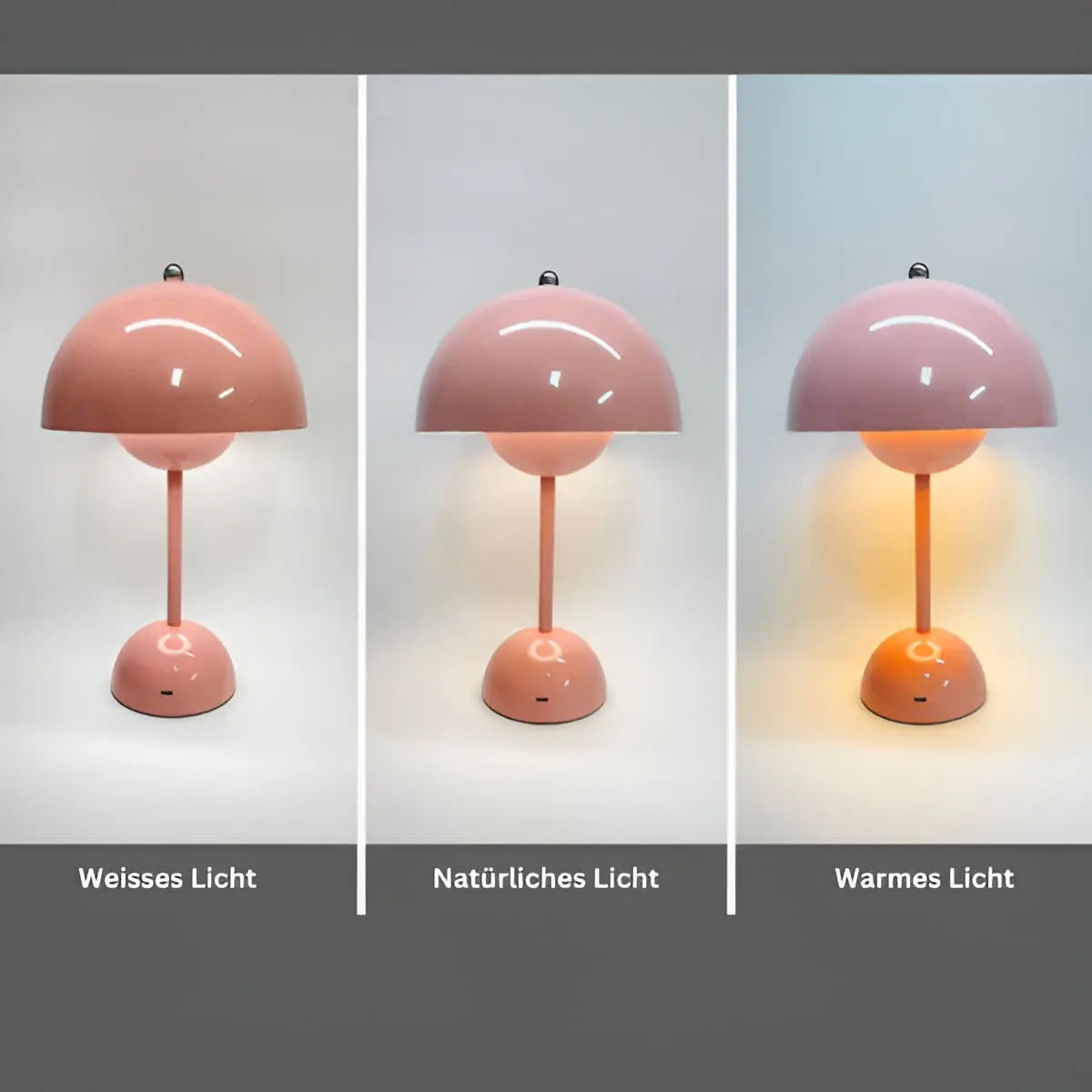 NordicNest Scandinavian Table Lamp With Adjustable Brightness