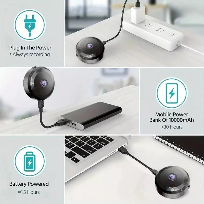 1080P HD Mini WiFi Camera With Night Vision And Motion Detection