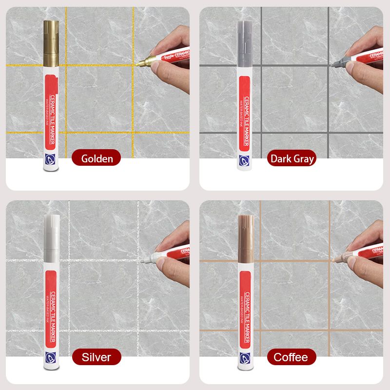 Ceramic Tile Grout Pen — Anti-Mold, Waterproof, Lightfast