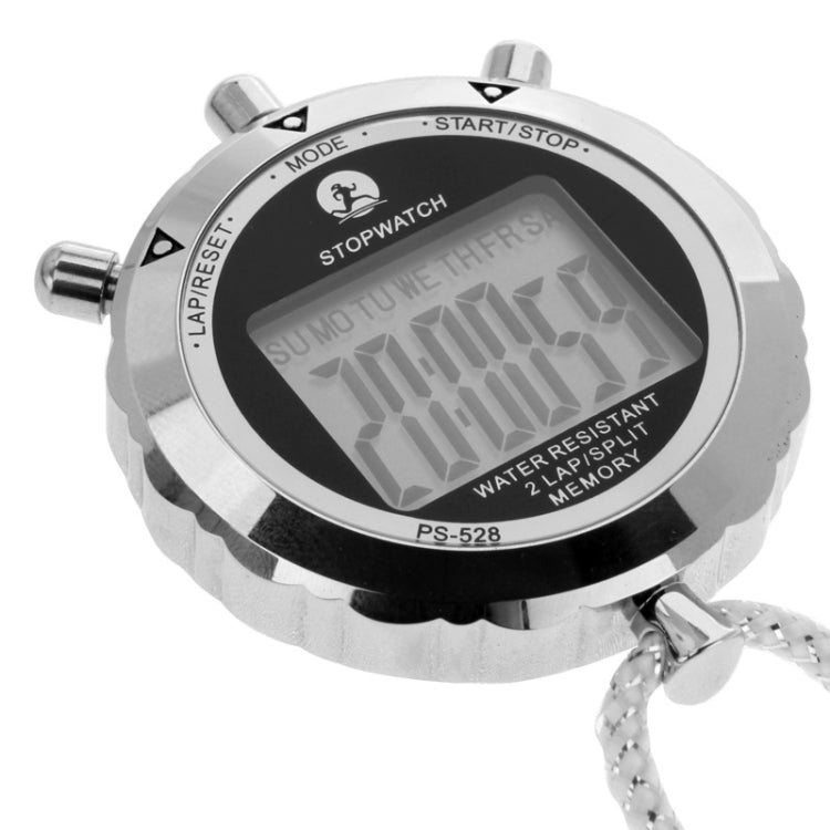 PS528 Metall-Stoppuhr – professioneller LCD-Chronograph-Sporttimer