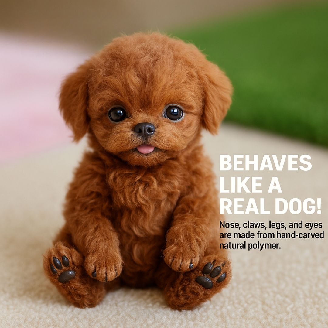 Interactief robotpuppy-speelgoed — reageert op aanraking en geluid