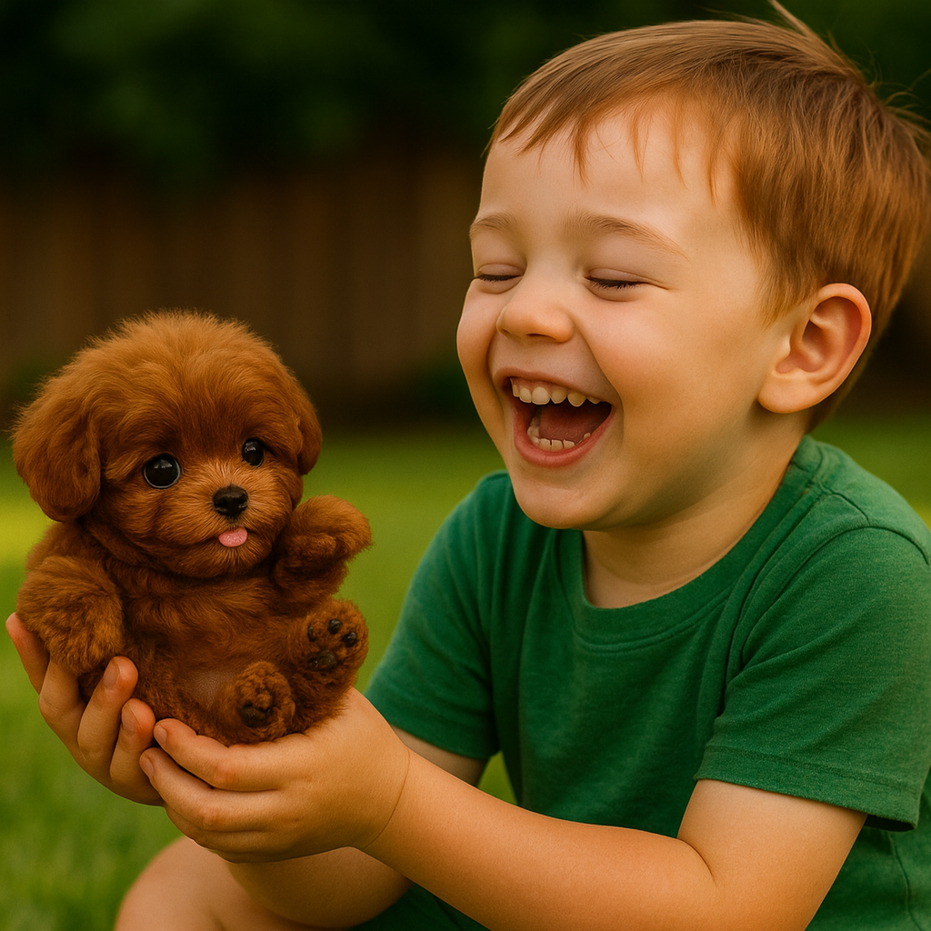Interactive Robot Puppy Toy — Touch And Sound Responsive