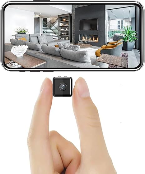 SecureView 1080p Wireless Mini Security Camera With App Alerts