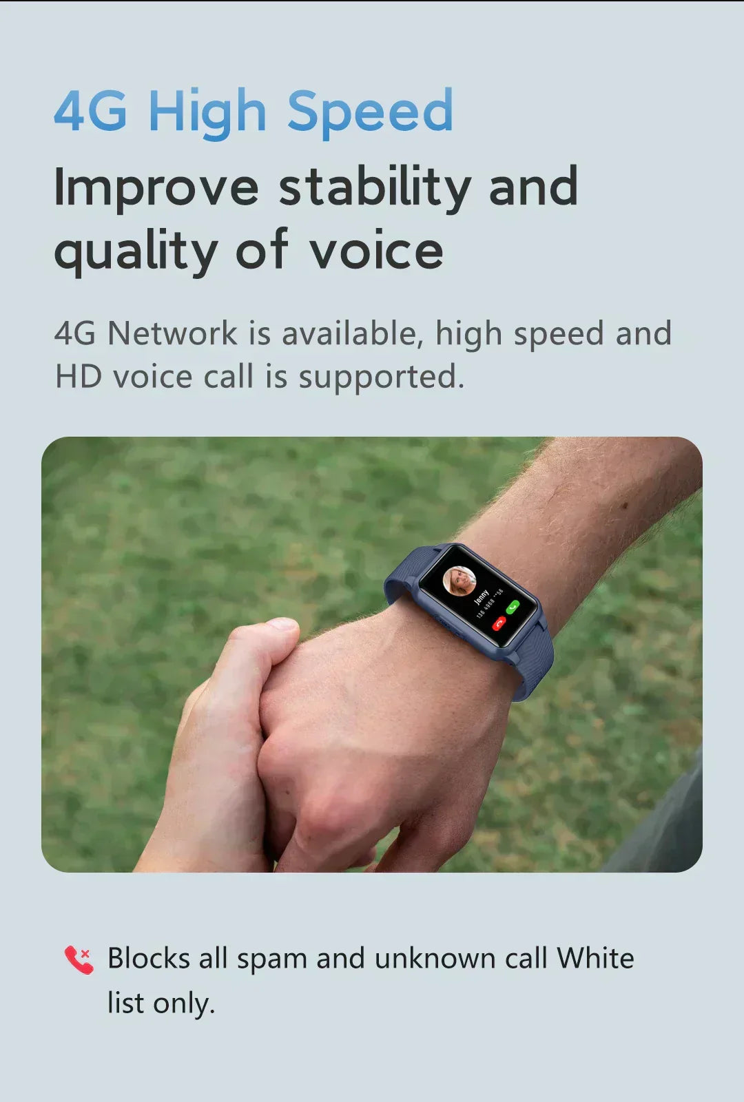 GPS Senior Smartwatch With Fall Detection And Emergency SOS