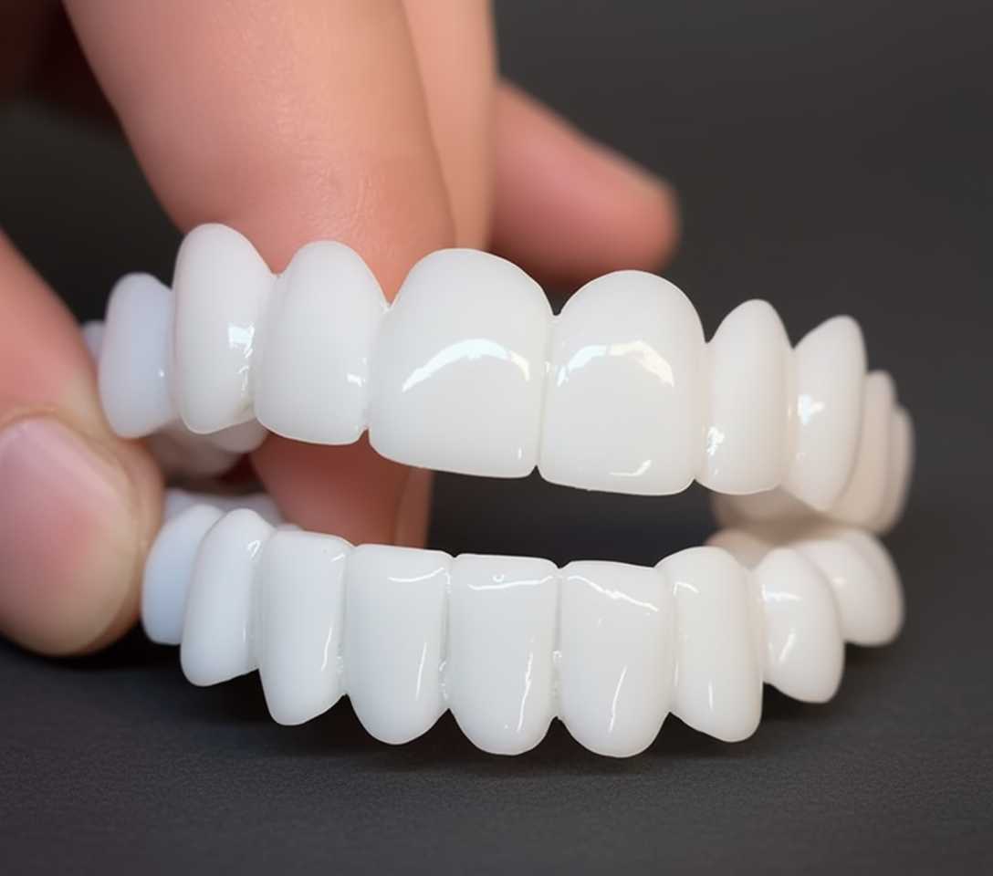 Removable Dental Veneers, Natural-Looking Smile, Up to 18 Months
