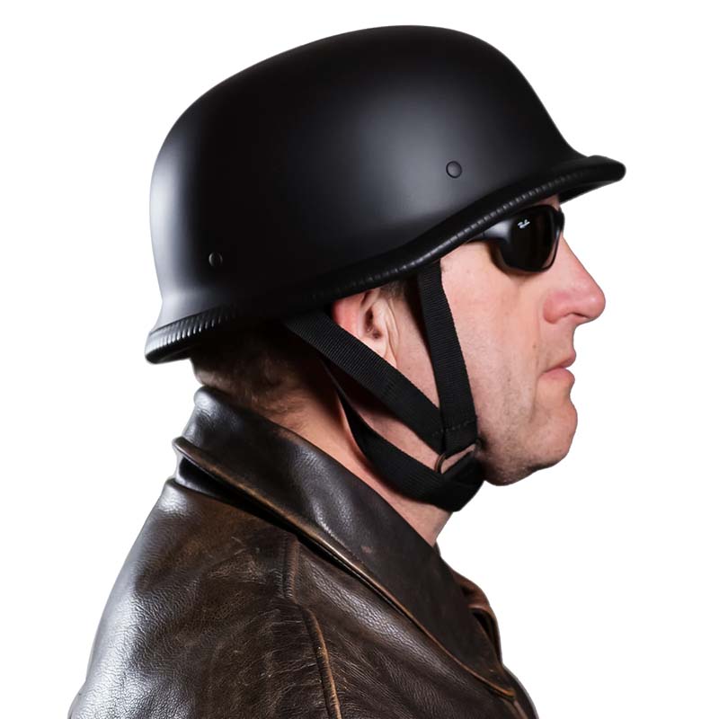 Outlaw Open-Face Half Motorcycle Helmet With Certified Safety Protection