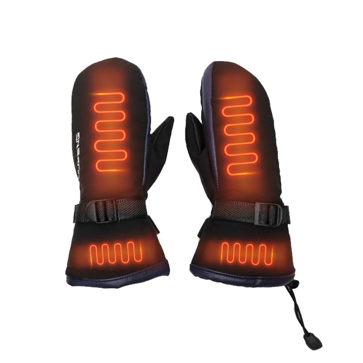 USB Heated Mittens Waterproof Dual-Sided Heating With 3 Heat Levels